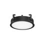 Nova Luce Perfect Profile Trimless - spot encastré - Ø 440 mm, 420 mm encastré - 24W LED incl. dimmable - 3000K - noir