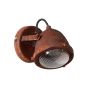 Brilliant Carmen - spot en saillie - 11 x 17 x 11,5 cm - 5W LED incl. - couleur rouille