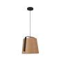 Faro Stood - lampe suspendue - Ø 50 x 52 cm - noir et brun