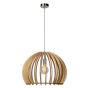 Lucide Bounde I - lampe suspendue - Ø 50 x 167 cm - bois clair