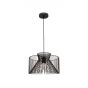 Nova Luce Harper - lampe suspendue - Ø 35 x 120 cm - noir