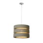 Lucide Tonio - lampe suspendue - Ø 35 x 129 cm - taupe