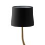 Faro Rem - lampe à poser - Ø 25 x 57 cm - bronze et noir