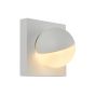 Lucide Phil - applique murale - 11 x 8,3 x 11 cm - 4W LED incl - blanc