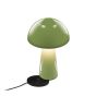 Century Italia Coco - lampe de table d'extérieur sans fil avec station de charge - Ø 16 x 25,5 cm - 1,5W LED dimmable incl - IP44 - vert