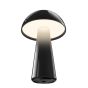 Century Italia Coco - lampe de table d'extérieur sans fil avec station de charge - Ø 16 x 25,5 cm - 1,5W LED dimmable incl - IP44 - noir