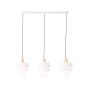 Brilliant Gothenburg - lampe suspendue - 96 x 24 x 151 cm - blanc mat et or