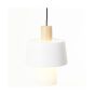 Brilliant Gothenburg - lampe suspendue - 96 x 24 x 151 cm - blanc et brun clair