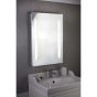 Searchlight Miroirs de salle de bain - miroir avec éclairage - 50 x 70 cm - 5W LED incl. - IP44 - argenté