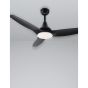 Nova Luce Samoa - ventilateur de plafond avec lumière et télécommande - Ø 122 x 48 cm - 18W LED incl. - noir