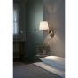 Faro Berni - applique murale avec interrupteur - 20 x 29 x 57 cm - 3W LED incl. - nickel satiné