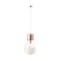 Brilliant Bulb - lampe suspendue - Ø 27 x 130 cm - cuivre