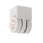 Lucide Mitrax 2 - plafonnier - 23,5 x 10 x 17,5 cm - 2 x 5W LED dimmable incl - blanc