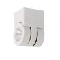 Lucide Mitrax 2 - plafonnier - 23,5 x 10 x 17,5 cm - 2 x 5W LED dimmable incl - blanc