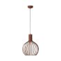 Brilliant Bedouine - lampe suspendue - Ø 36,5 x 147 cm - couleur rouille