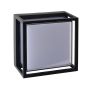 Lucide Singa Led - applique murale extérieure - 17 x 17 x 10 cm - 9,6W LED incl. - IP54 - noir