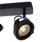 Lucide Tala LED - spot en saillie 3L - 45 x 12 x 20 cm - 3 x 12W LED dimmable incl. - noir