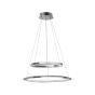 Nova Luce Netuno - lampe suspendue - Ø 60 x 120 cm - 36W LED dimmable incl. - chrome