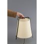 Faro Akane - lampe à poser - Ø 28 x 35 cm - beige et noir