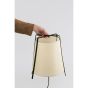 Faro Akane - lampe à poser - Ø 28 x 35 cm - beige et noir