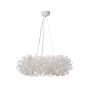 Lucide Galileo - lampe suspendue - 93 x 93 x 165 cm - 14 x 20W LED incl - blanc