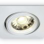 ONE Light Lock Ring GU10 - spot encastré - 95 x 95 mm, Ø 78 mm taille d'encastrement - blanc