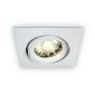 ONE Light Lock Ring GU10 - spot encastré - 95 x 95 mm, Ø 78 mm taille d'encastrement - blanc