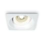 ONE Light Dark Light Square Spots - spot encastrable - 105 x 105 mm, Ø 90 mm taille d'encastrement - blanc