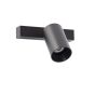 Faro Stan - spot en saillie 1L - 17,5 x 9,8 x 3,2 cm - noir