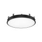 Nova Luce Perfect Profile Trimless - spot encastré sur télécommande (excl.) - Ø 1045 mm, 1030 mm encastré - 120W LED dimmable incl. - 2700K-6000K - noir