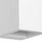 Nova Luce Sandro - applique murale - 10 x 7 x 10 cm - 6W LED incl - plâtre blanc