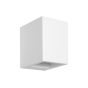 Nova Luce Sandro - applique murale - 10 x 7 x 10 cm - 6W LED incl - plâtre blanc