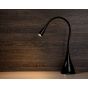 Lucide Zozy - lampe à poser - Ø 11,2 x 48,5 cm - 4W LED incl. - 3 niveaux de gradation - noir