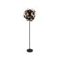 Searchlight Discus - lampadaire - Ø 50 x 162 cm - noir et or