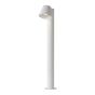 Lucide Dingo LED - lampe de jardin - 18 x 70 x 11 cm - 5W LED dimmable incl. - IP44 - blanc