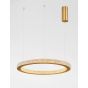 Nova Luce Fiore - lampe suspendue - Ø 60 x 120 cm - 60W dimmable LED incl - antique gold brass