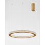 Nova Luce Fiore - lampe suspendue - Ø 60 x 120 cm - 60W dimmable LED incl - antique gold brass