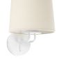 Faro Montreal - applique murale - 21,5 x 19 x 32 cm - blanc et beige