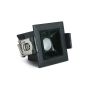 ONE Light Shop Square Boxes - spot encastré - 45 x 45 mm, 36 x 36 mm format encastré - 2W LED dimmable incl. - noir