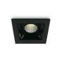 ONE Light Shop Square Boxes - spot encastré - 45 x 45 mm, 36 x 36 mm format encastré - 2W LED dimmable incl. - noir