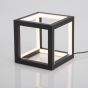 Nova Luce Gabbia - lampe de table - 16 x 16 x 16 cm - 20 LED dimmable incl - noir sable