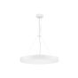 Nova Luce Perfect Profile - lampe suspendue sur télécommande (excl.) - Ø 60 x 120 cm - 40W LED dimmable incl. - 2700K-6000K - blanc