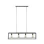 Vico Cubic - lampe suspendue - 98 x 18 x 150 cm - vieil argent