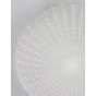 Nova Luce Clam - plafonnier de salle de bains - Ø 30 x 12 cm - IP44 - blanc