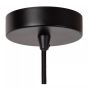 Lucide Tagalog - lampe suspendue - Ø 40 x 160 cm - noir