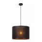 Lucide Tagalog - lampe suspendue - Ø 40 x 160 cm - noir