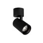 Nova Luce Miniair - spot en saillie - Ø 6,3 x 17 cm - 10W LED incl - noir