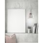 Nova Luce Boccale - lampe suspendue - Ø 12 x 120 cm - chrome et transparent