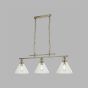 Searchlight Pyramid - lampe suspendue - 95 x 23 x 87 cm - laiton antique