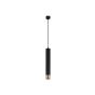 Nova Luce Picto - lampe suspendue - Ø 6 x 240 cm - noir et or